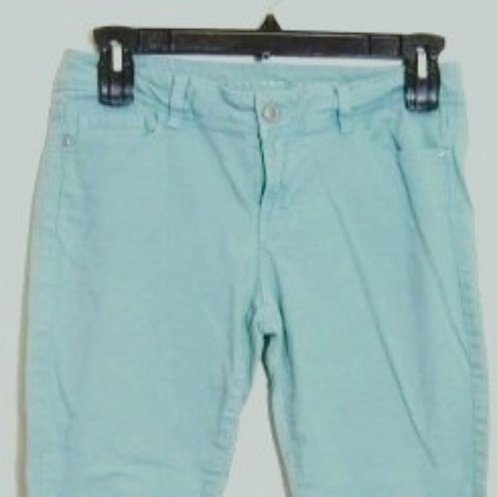 Lauren Conrad Women's Size 10-Green-26" Inseam Ankle Style-5 Pockets-Stretch